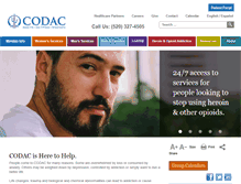 Tablet Screenshot of codac.org